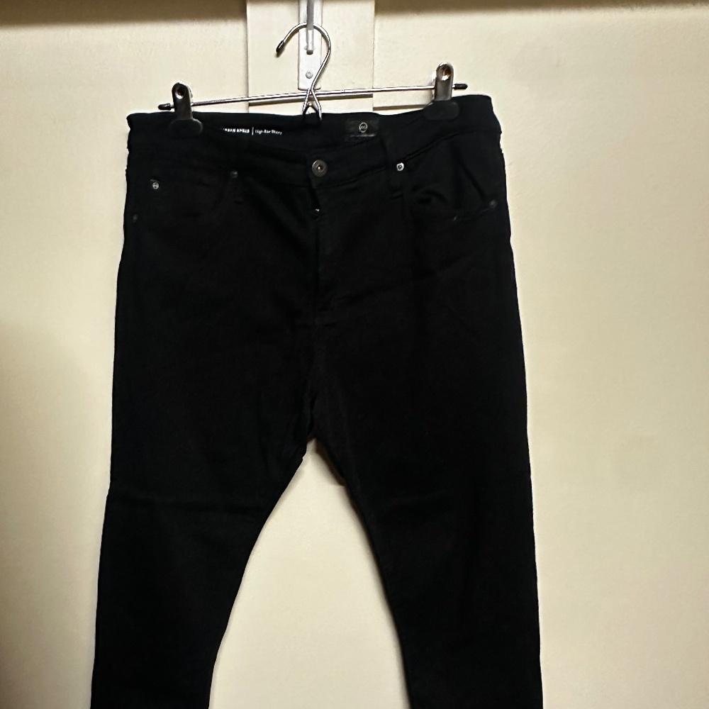 AG Black Farrah Skinny Ankle Jeans - Size 31